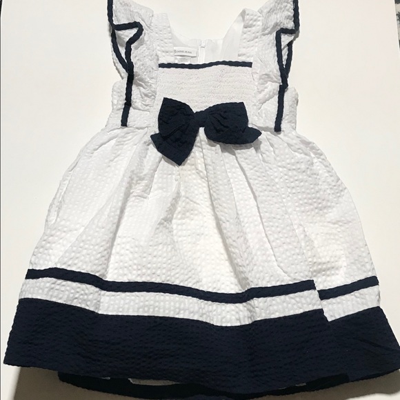 bonnie jean ruffled apron dress - Picture 3 of 8